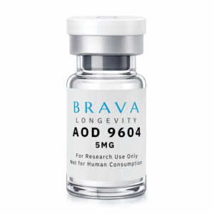 AOD-9604 5mg HGH fragment research peptide vial — metabolic signaling compound, U.S. cGMP sourced
