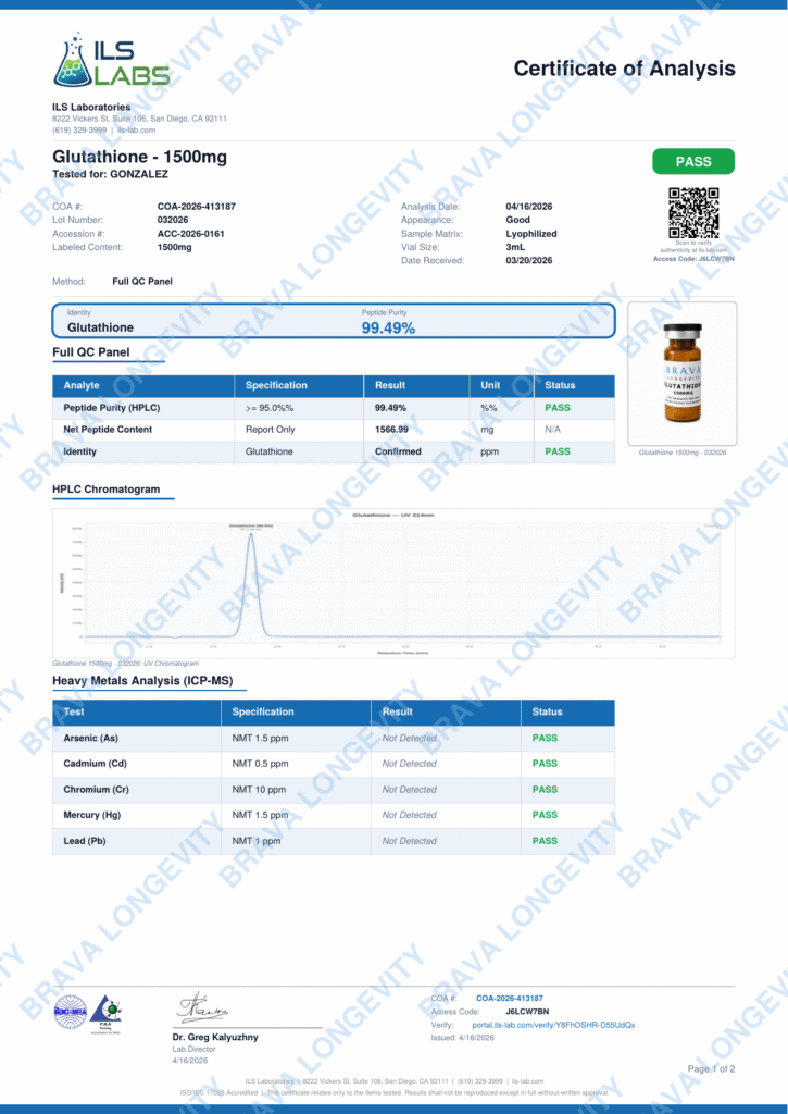 GLUTATHIONE_1500mg_BRAVA_COA