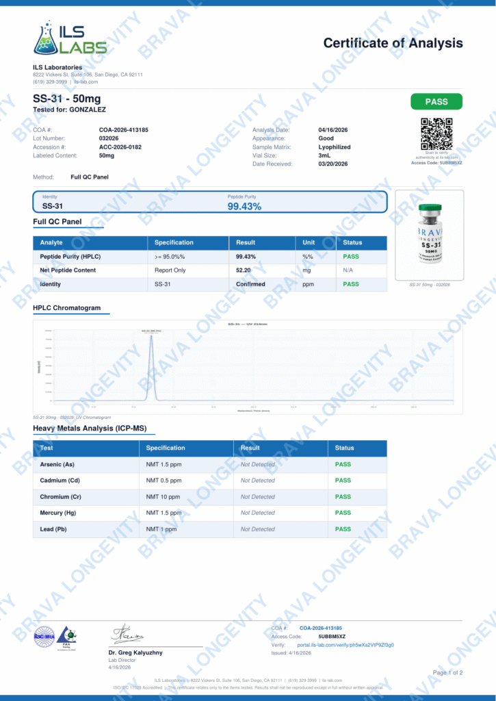 SS-31_50mg_BRAVA_COA